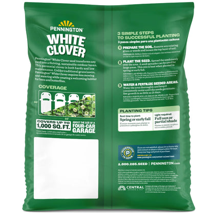 (2 Pack)  White Clover Seed, 2Lb