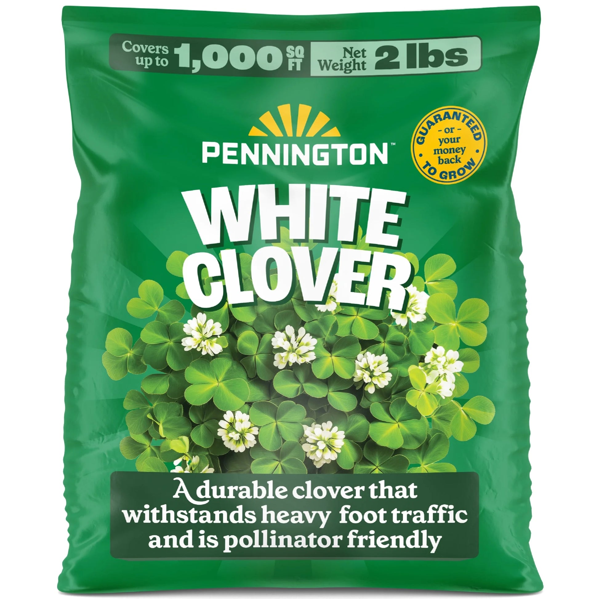 (2 Pack)  White Clover Seed, 2Lb